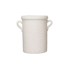 White Crock with Handles - Bungalow 56