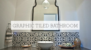  Graphic Tiled Bathroom