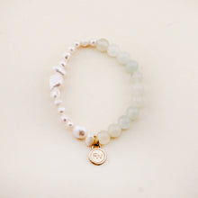  Pearl + Jade Bracelet