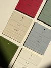 Gift Tag Set No. 02 - Set of 10: Scarlet / Set of 10