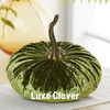 Pumpkin Extra Large Velvet, Fall Accent, Thoughtful Gift: Bronze