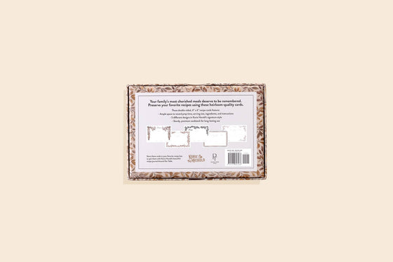 Box of Recipe Cards