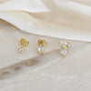 Gold Trio Earring Set