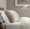 Ribbed Knit Sham, 26" x 26": Mist