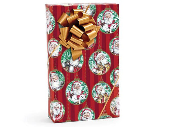 Christmas Premium Bulk Gift Wrap Paper: White Berries Kraft / 1 Pack / 24"x417'