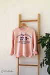 UNITED STATES OF AMERICA Cropped Thermal Vintage Pullover: DUSTY VANILLA / M