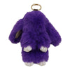 Cut Rabbit Pom Pom Key Chain KC0225-5! (6PC): BEIGE