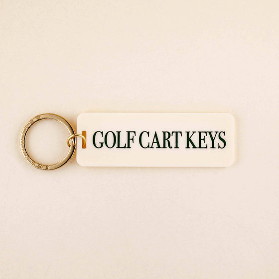 Golf Cart Keys Keychain