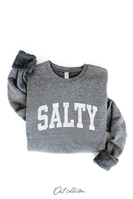 SALTY sweatshirt: TAN / XL