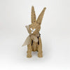 Wicker Sitting Bunny Figure