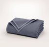 Waffle Bed Blanket: White / King/Cal. King