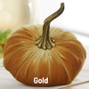 Pumpkin Large Velvet, Fall Mantel Decor, Halloween Table: Harvest