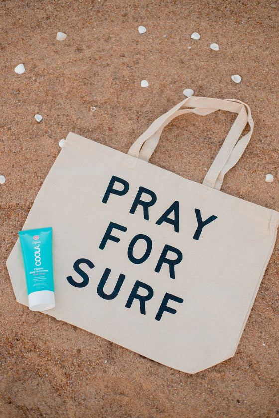 Pray For Surf Beach Bag