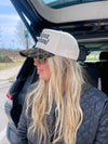 Sorry about my Husband / Wife Vintage Trucker Hat: Husband/Black