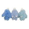 Cut Rabbit Pom Pom Key Chain KC0225-5! (6PC): L. GREY