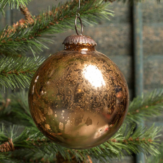 Bronze Kugel Ornament