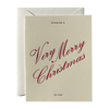 Merry Christmas No. 61: Creme / Single Card