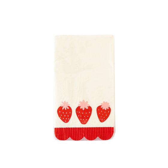 Strawberry Paper Guest Towel