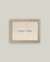 Love You Antique Framed Art