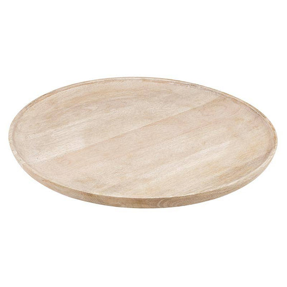 Mango Wood Round Serving Tray