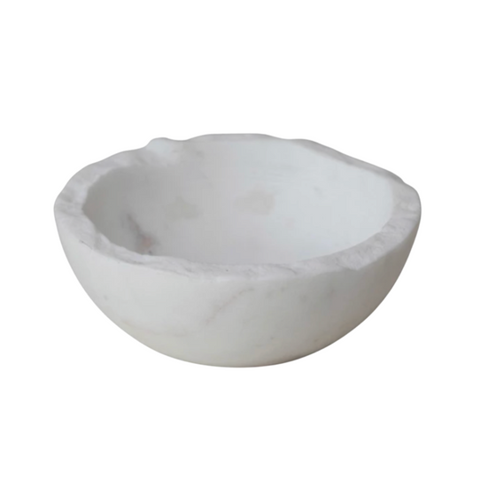 Marble Bowl with Raw Edge