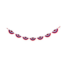  Red White and Blue Fan Bunting Banner