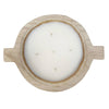 Paulownia Wood Round Candle with Wood Handles