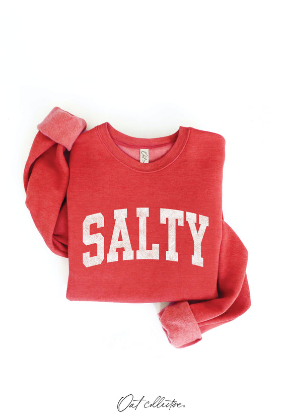SALTY sweatshirt: TAN / XL