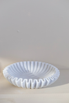 Marble Fluted Scalloped Bowls: Small