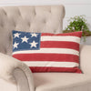 Patchy American Flag Pillow | Patriotic, USA
