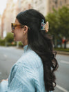 Hand-Painted Americana Surf Car Claw Clip