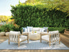Awning Stripe Pillow Cover | Navy: 20" Square