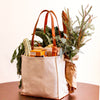Blue Stripe Canvas Tote