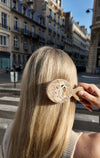 Hand-painted Seashell Handbag Hero Brush | Eco-Friendly