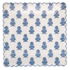 Blue Flower Block Print 10" Plate