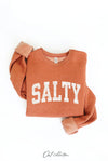 SALTY sweatshirt: TAN / XL