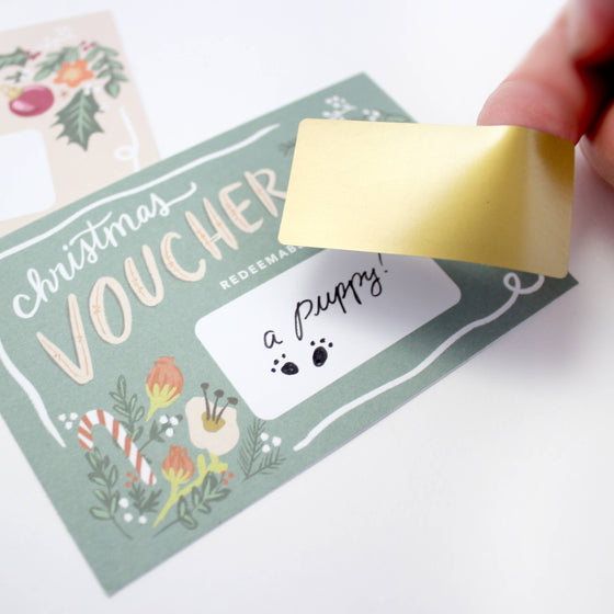 Christmas Scratch-off Vouchers