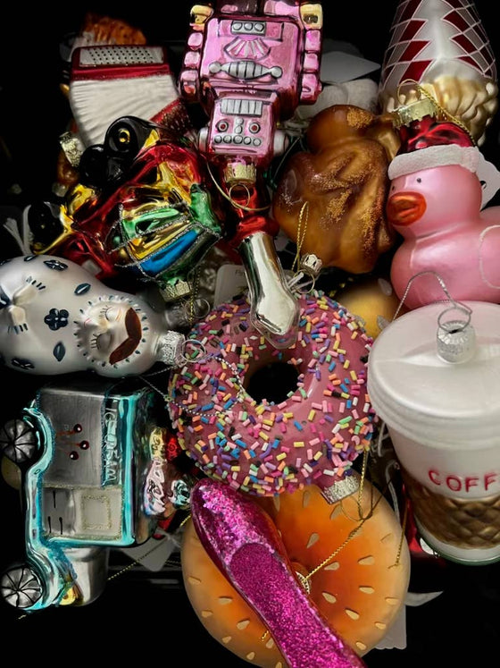 Pink Sprinkle Donut Ornament