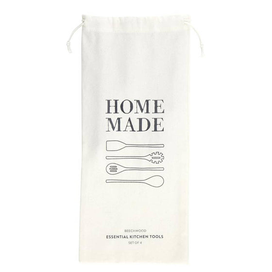 Wood Utensils: Set of 4