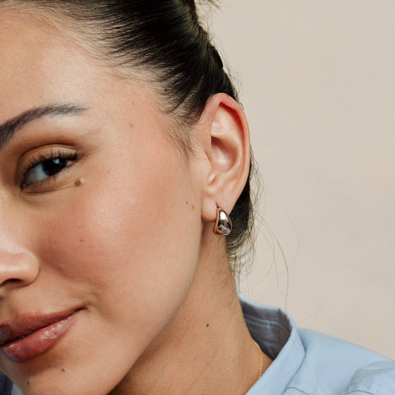 Gloss Drop Stud Earrings