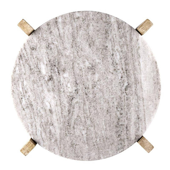 Marble Board on Wood Stand