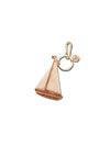 Hand-painted Sailboat Bag Charm + Keychain | Eco-Friendly: Blue