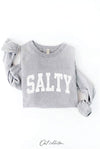 SALTY sweatshirt: TAN / XL