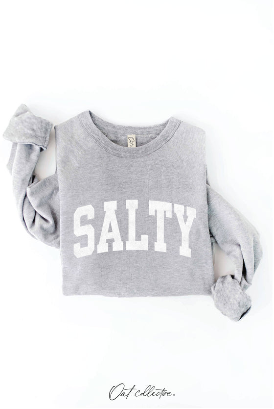 SALTY sweatshirt: TAN / XL