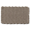 Lobster Rope™ Doormat: Mocha & Light Tan Double Weave: 24x36