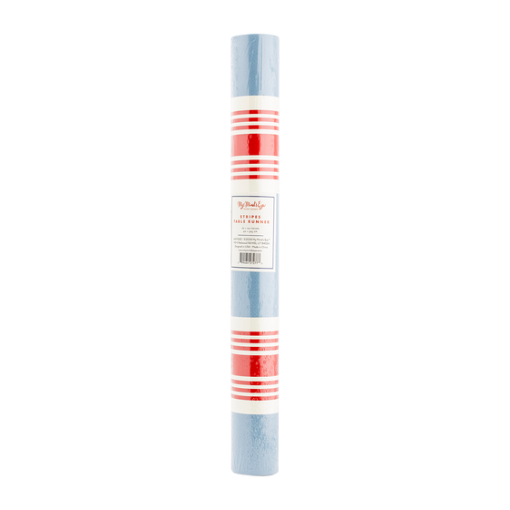 Striped Paper Table Runner