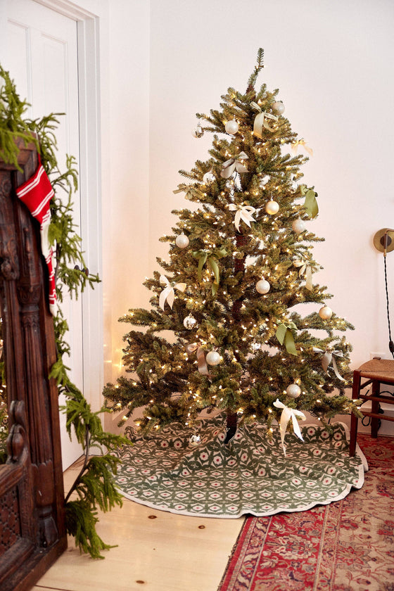 Frances Floral Christmas Tree Skirt