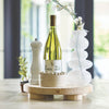 Wood Pepper Mill - White Lacquer: 8" H x 2.5" Dia