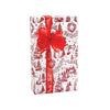 Christmas Premium Bulk Gift Wrap Paper: White Berries Kraft / 1 Pack / 24"x417'