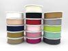1 Inch Taupe Faux Silk Wrinkled Ribbon